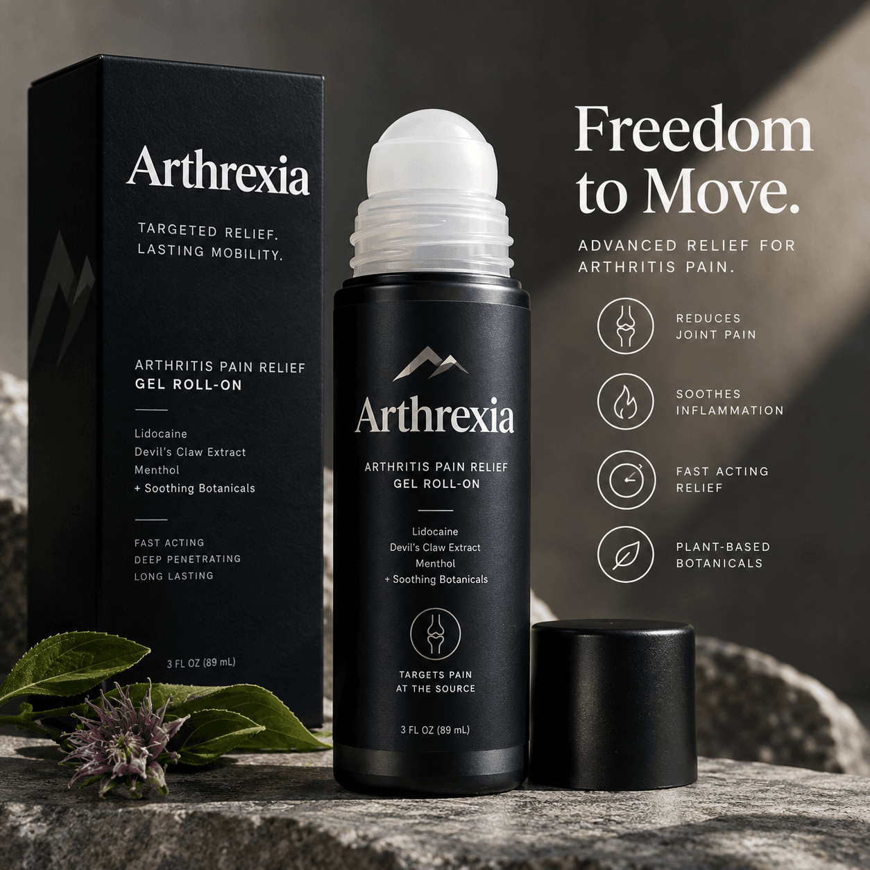 Telixer Arthrexia arthritis pain relief gel roll-on